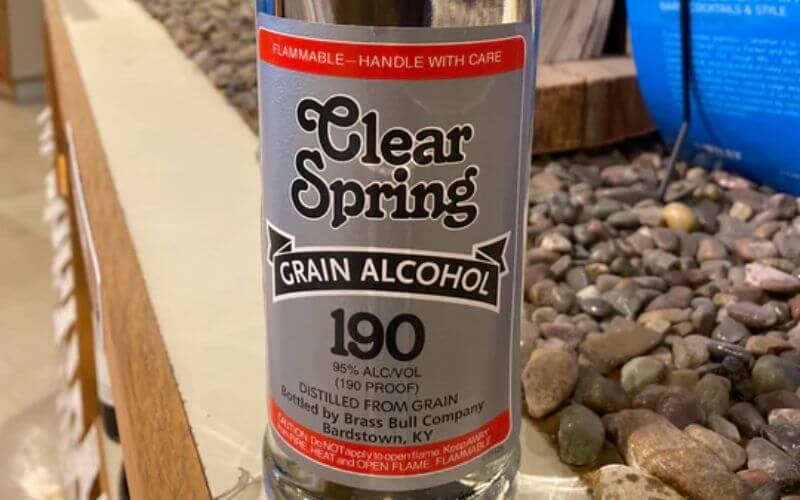 Clear Spring Grain Alcohol - Image by O'Brien's Liquor