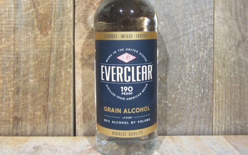 Closeup of a bottle of Everclear - Image by Oak & Barrel
