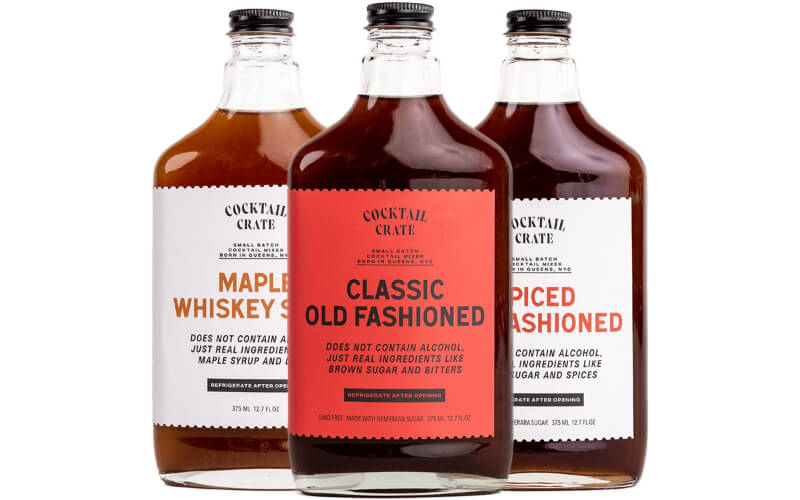 Cocktail Crate Whiskey Lover's 3 Pack Drink Mixers