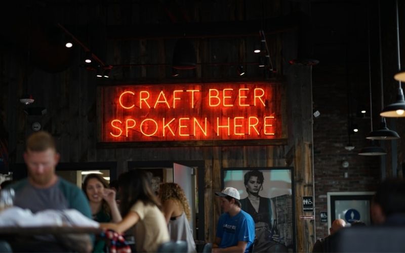 Craft Beer neon signage