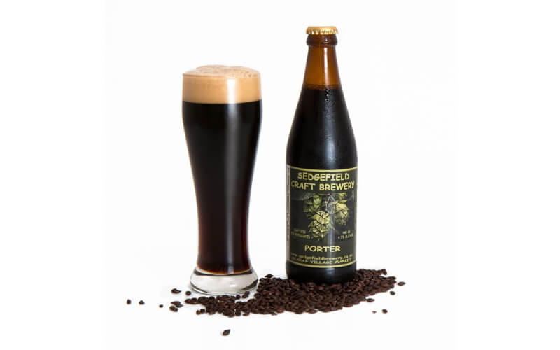 Craft beer dark porter