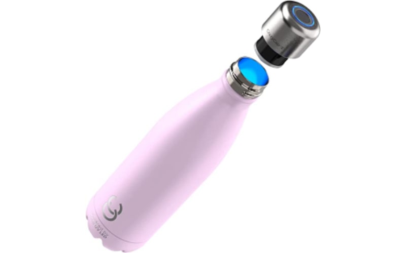 CrazyCap 2.0 UV Water Purifier & Self Cleaning Stainless Steel Insulated Water Bottle