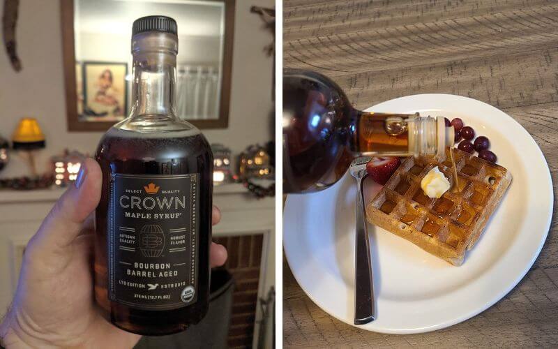 Crown Maple 12.7 Oz Bourbon Barrel-Aged Organic Maple Syrup