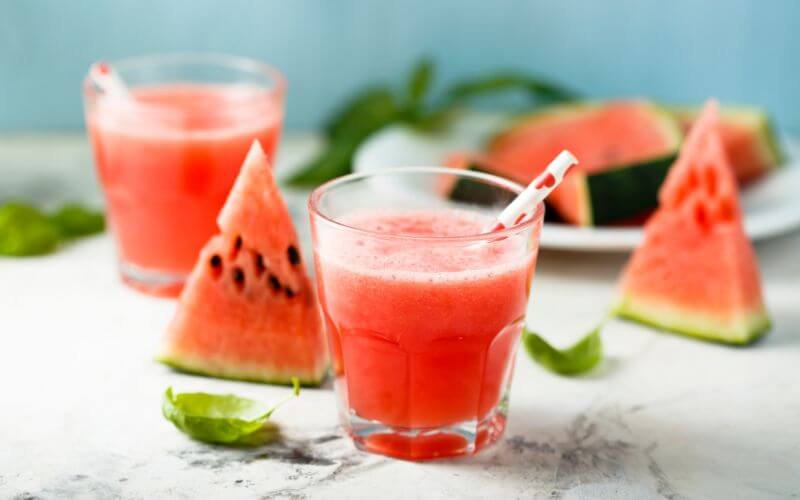 Cucumber and Watermelon Juice