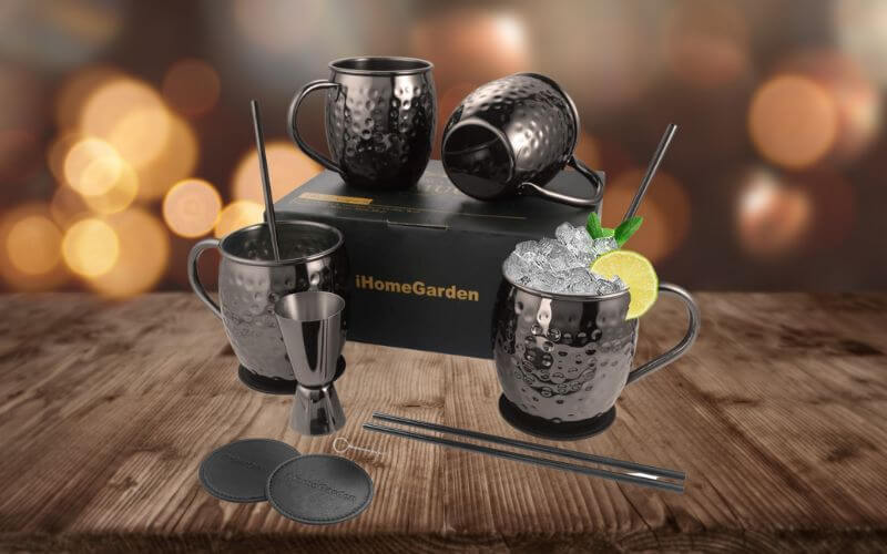 Dunchaty Black Moscow Mule Mugs