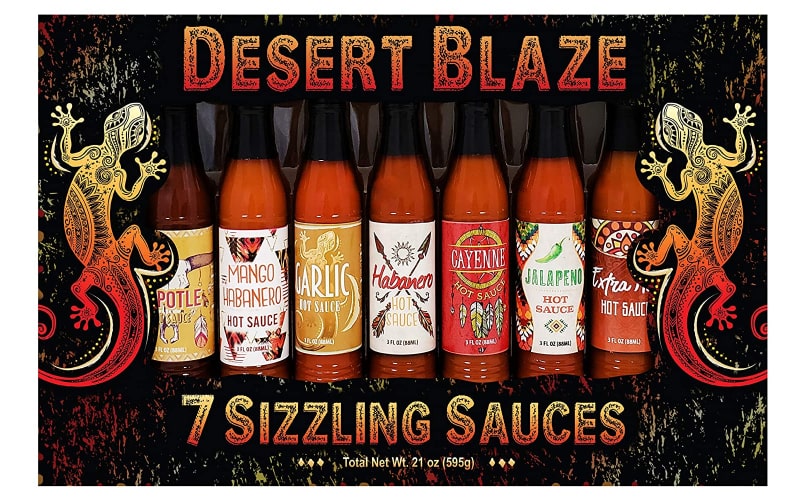 Desert Blaze 7 Sizzling Sauces