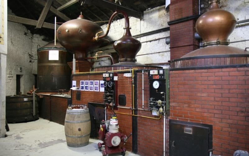 Distillation factory of Cognac