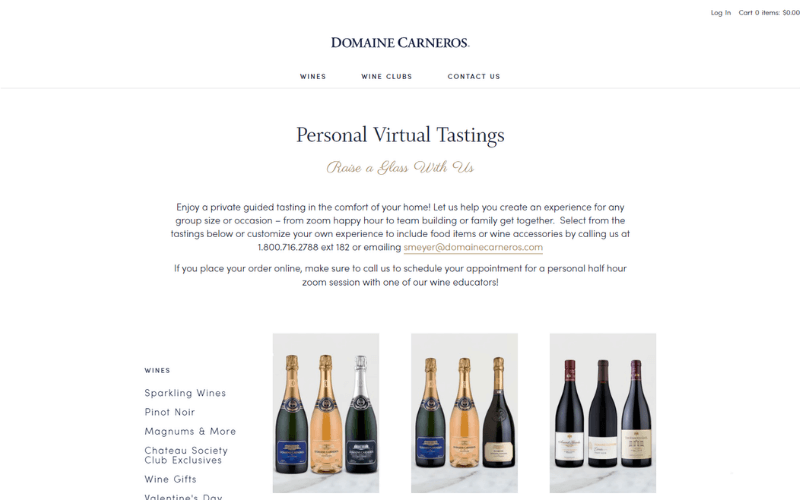 Domaine Carneros website