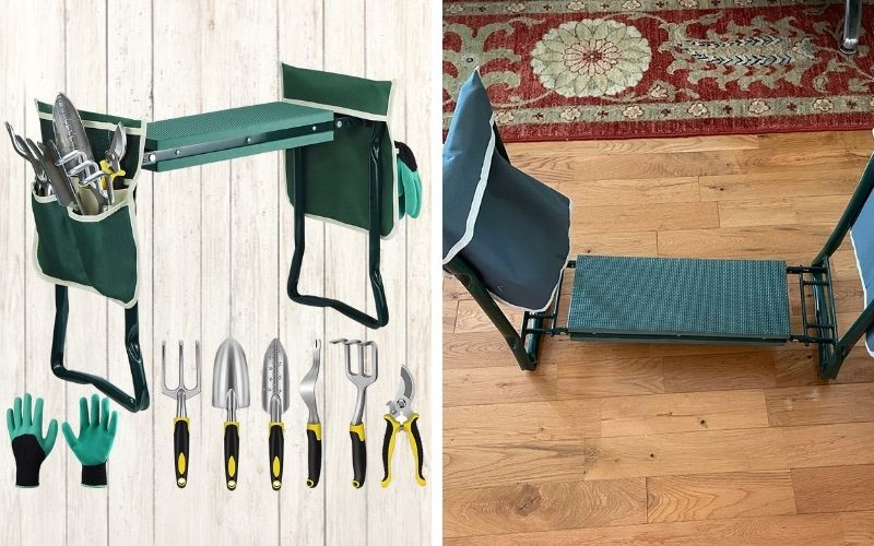 EAONE Garden Kneeler and Seat with Tools