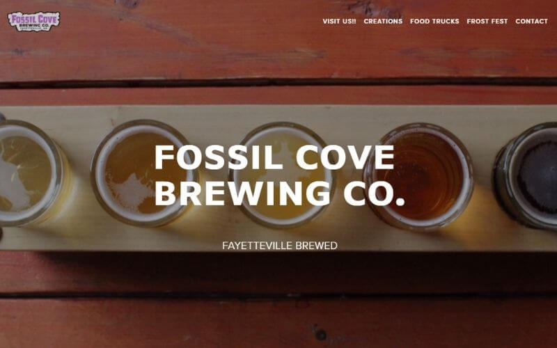 Fossil Cove Brewing Company website