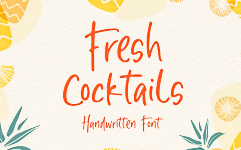 Fresh Cocktails Font