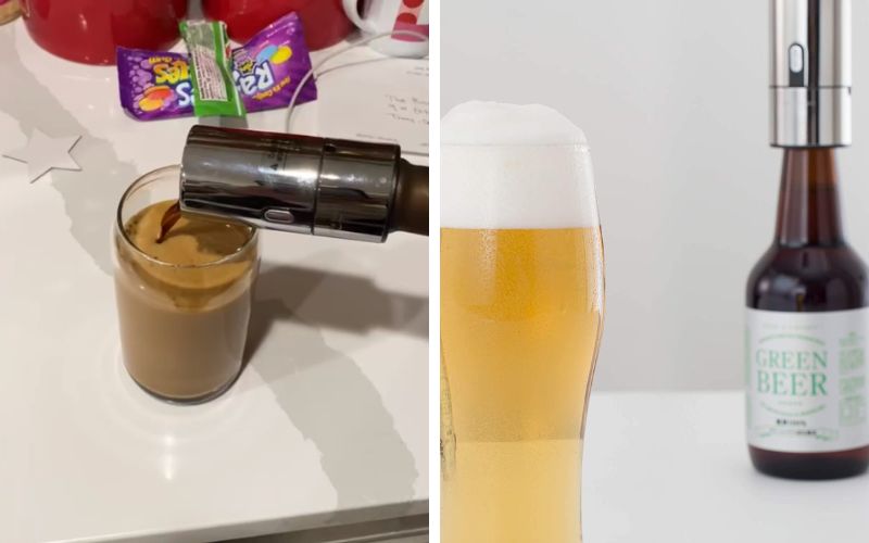 GREEN HOUSE Bottled Beer Foam Maker