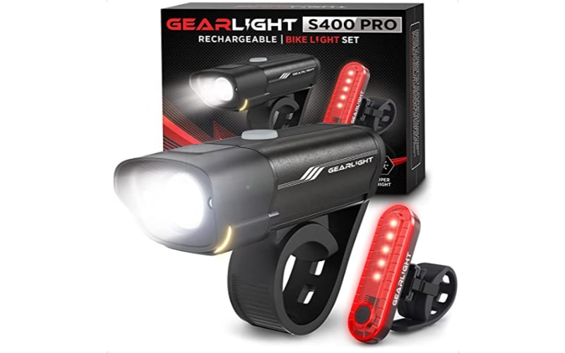  GearLight Rechargeable Bike Light Set S400