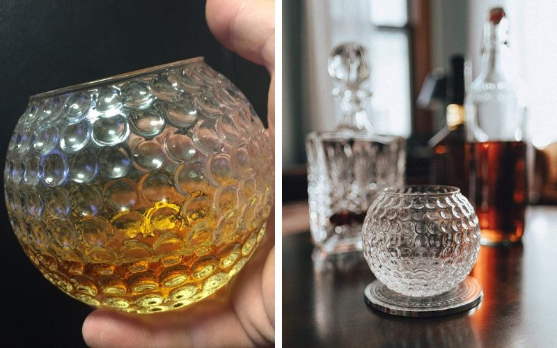 Gemsho Glass Golf Whiskey Glasses