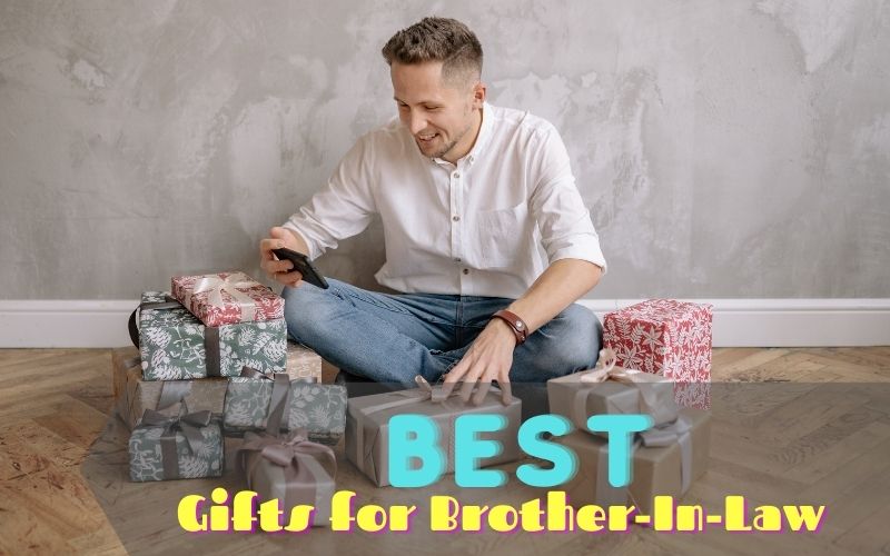 Man checking his gifts while sitting on the floor