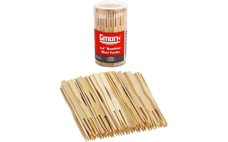 Gmark Bamboo Fruit Forks