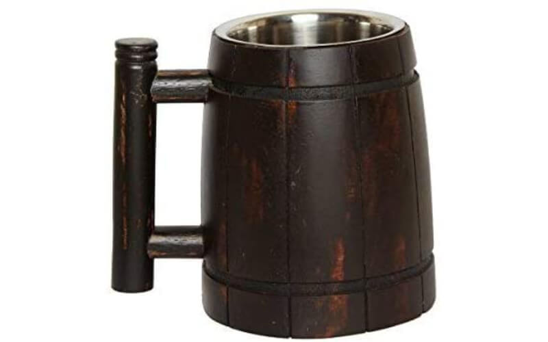 GoCraft Handmade Wooden Beer Mug