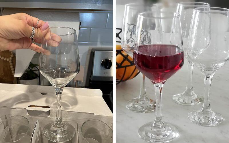Godinger Stemmed Wine Glasses