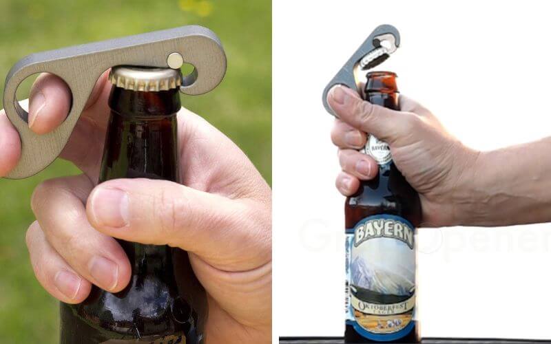 GrabOpener H-type: One-handed Bottle Opener