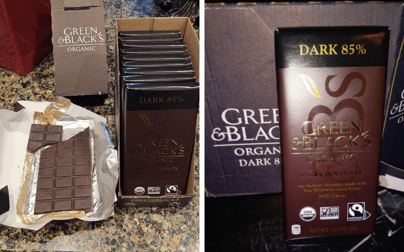 Green & Black's Organic Dark Chocolate Bar