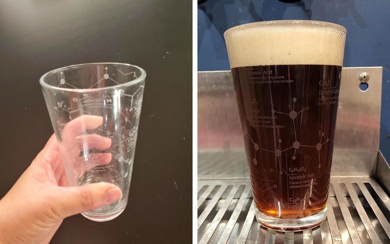 Greenline Goods Science Beer Glasses