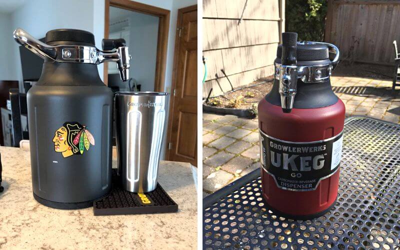 GrowlerWerks uKeg Go Carbonated  Beer Growler