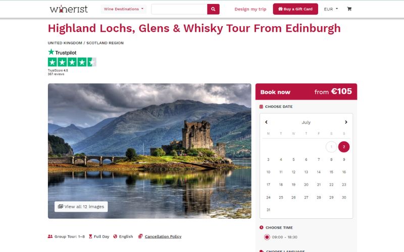 Highland Lochs, Glens & Whisky Tour From Edinburgh