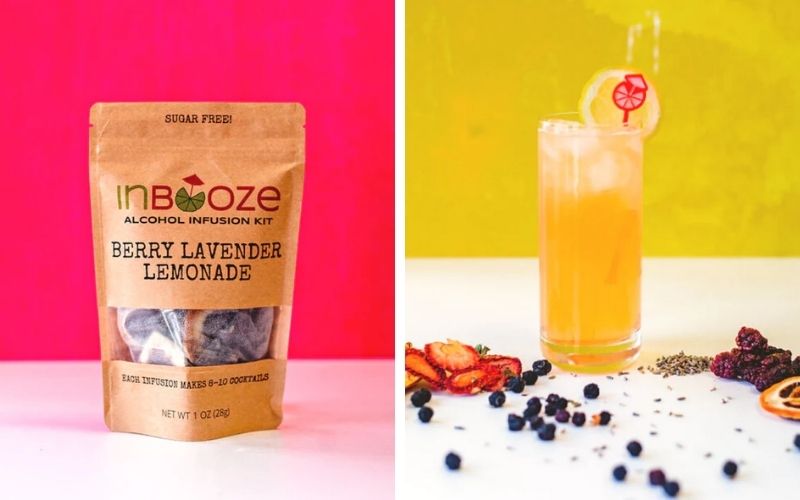 InBooze Berry Lavender Lemonade Alcohol Infusion Kit