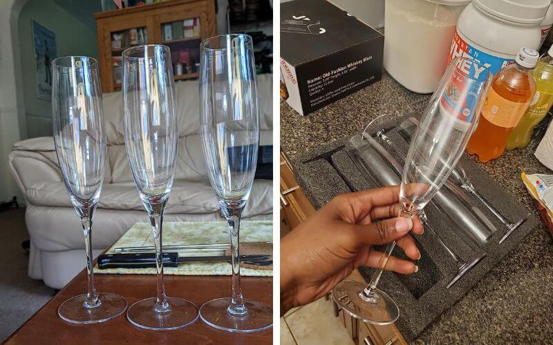 JBHO Champagne Glasses