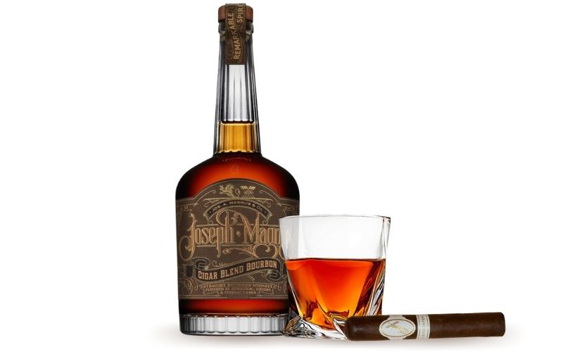 Joseph Magnus Cigar Blend Bourbon & Davidoff Robusto Intenso