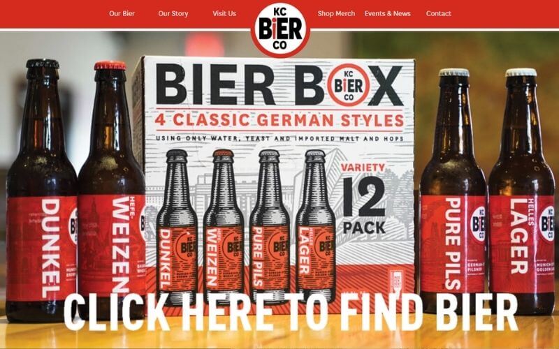 Kansas City Bier Company website