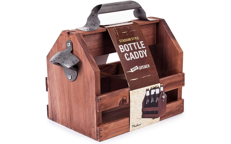 Mealivos Wooden Bottle Caddy