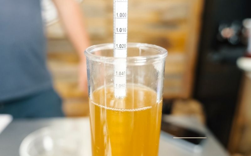 Measurement of alcohol content in beer