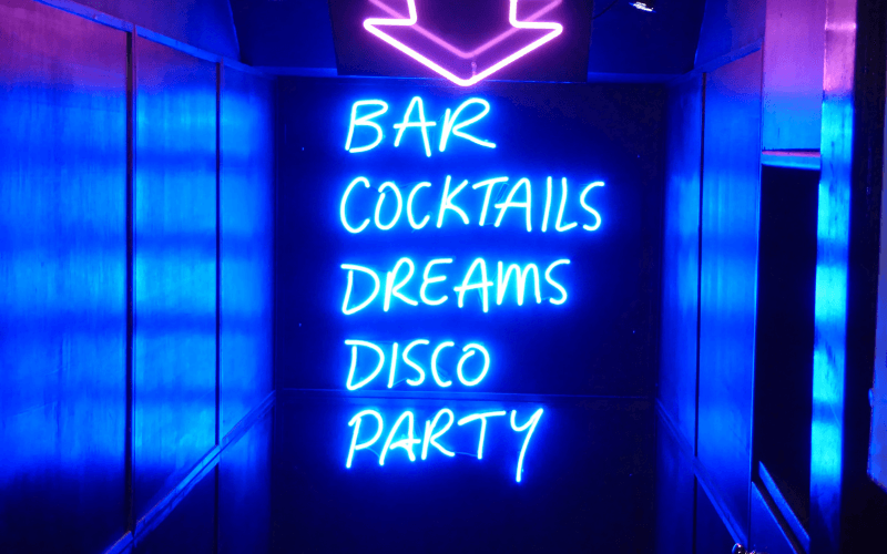 Neon sign