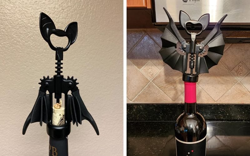 OTOTO Vino Spooky Bat Wine Opener