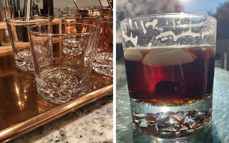 Obsidian Glassware Whiskey Glasses