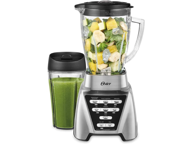 Oster Blender Pro 1200 with Glass Jar and 24-Ounce Smoothie Cup