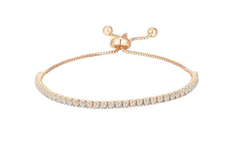 PAVOI Gold Plated Tennis Bracelet