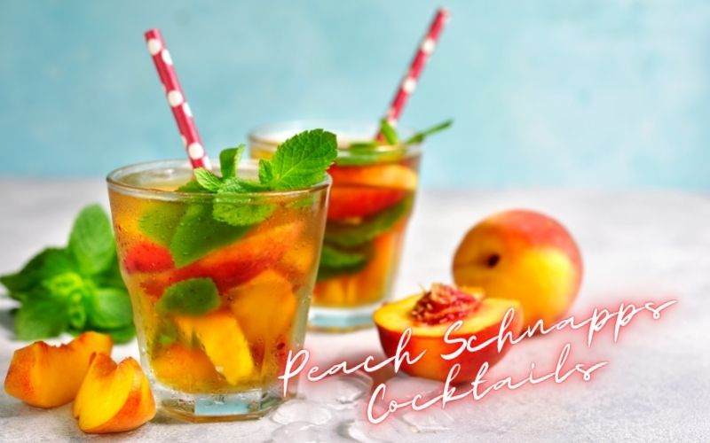 Peach schnapps cocktails