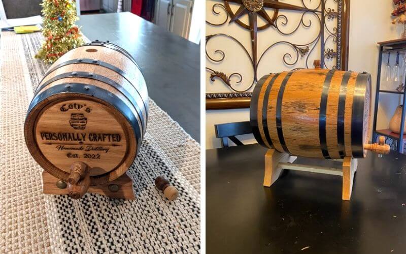 Personalized - Custom Engraved American Premium Oak Aging Barrel