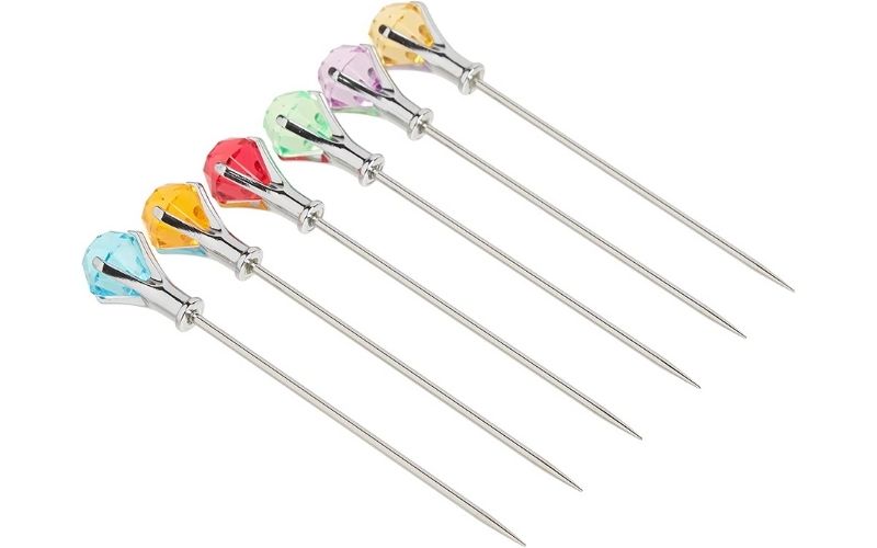 Prodyne DM-6-C Diamond-Head Martini Picks