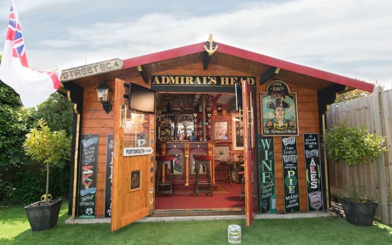 Pub shed made of wood - Image by morning advertiser