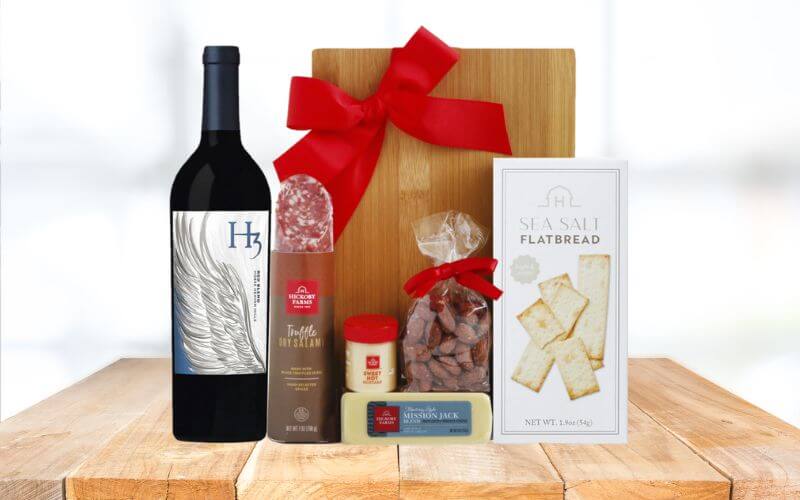 Red Wine & Cheese Board Gift Set