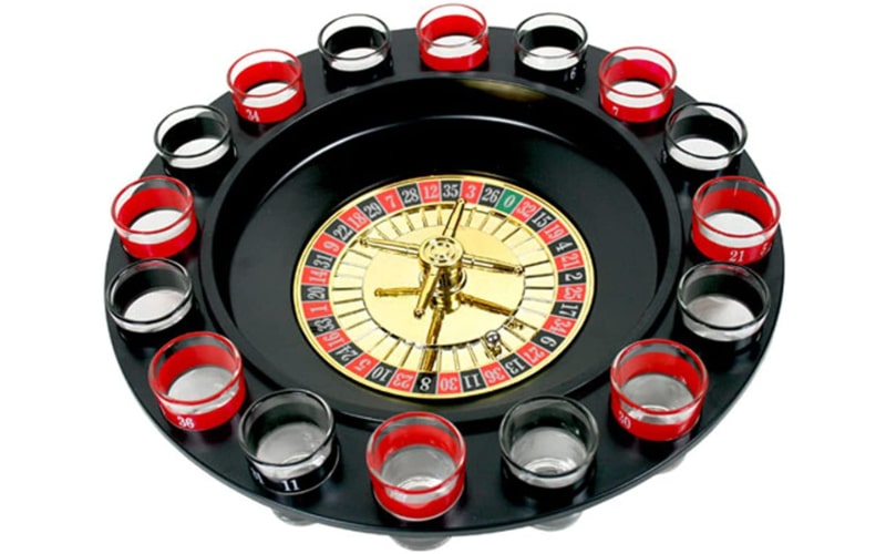 Shot Glass Roulette Drinking Game Set