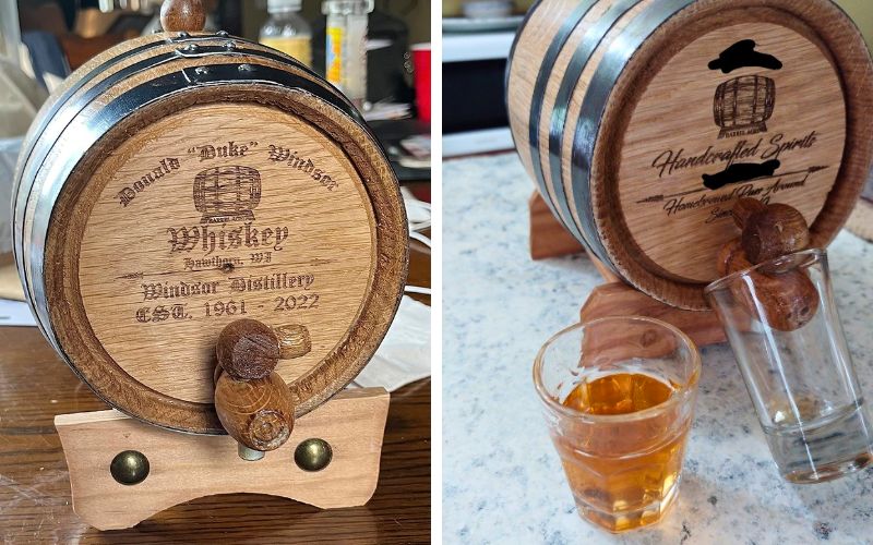 Sofia's Findings Custom Bourbon Aging Barrel