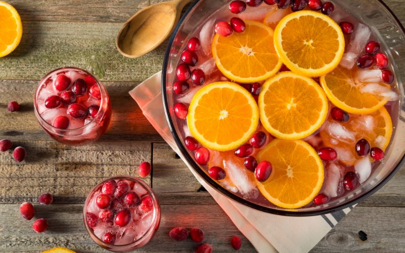 Sparkling Holiday Punch