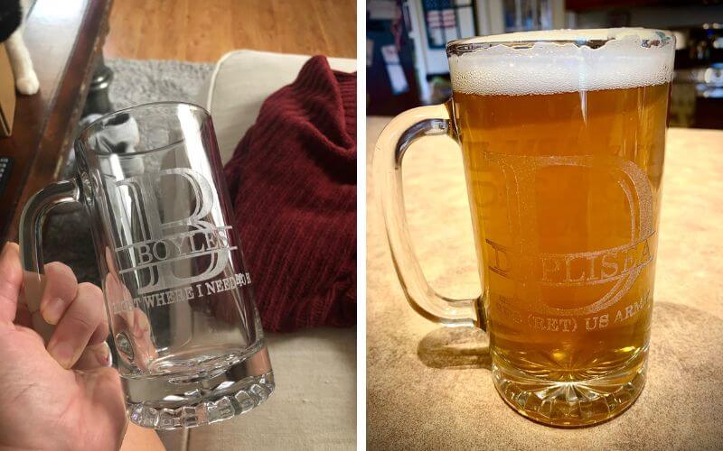 Spotted Dog Company Personalized Beer Mug