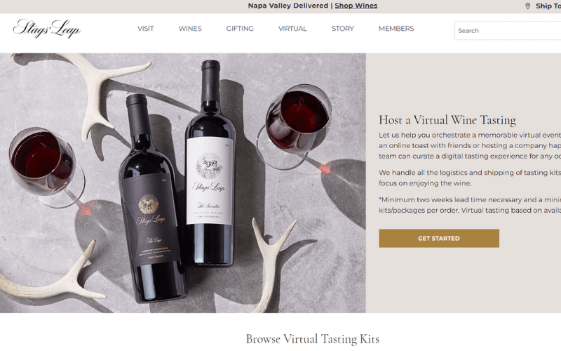 Stags' Leap Winery website