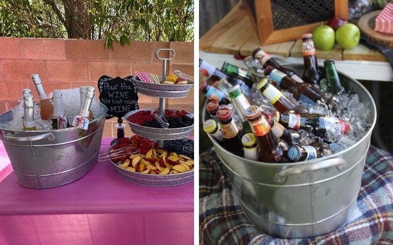 Tablecraft Galvanized Beverage Tub