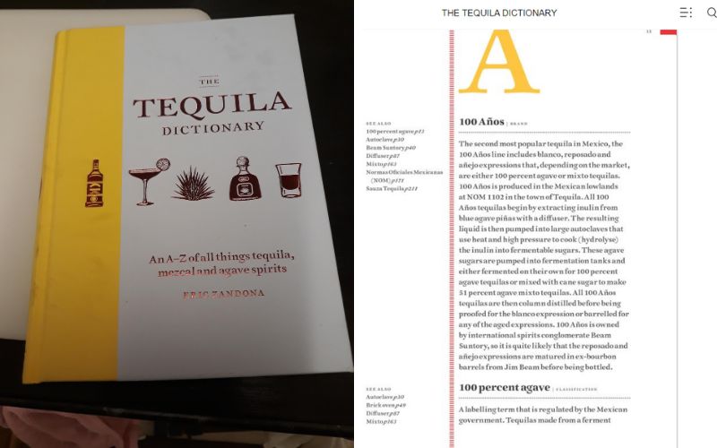 The Tequila Dictionary by Eric Zandona